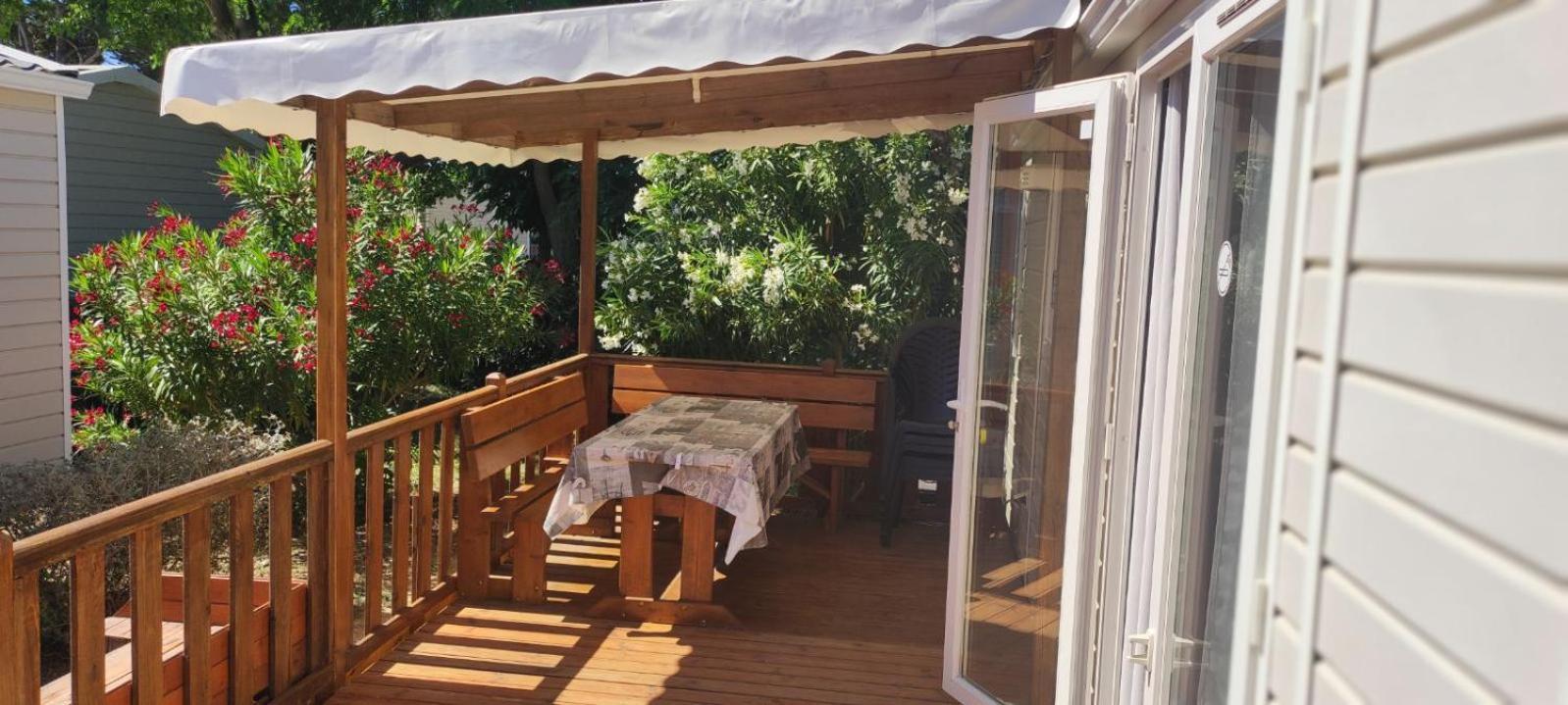 Mobil-Home Confort Tv Clim Narbonne-Plage Esterno foto